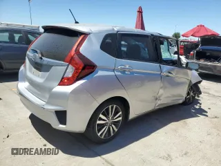 2015 Honda Fit EX-L with VIN 3HGGK5H84FM749729, listed as a Copart auction lot 61450914 with Not Provided miles and Salvage Title. Bid and sale history available at DreamBid. Image 3.