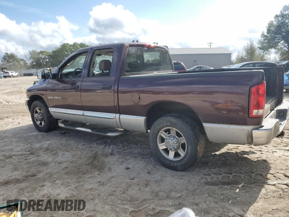 2005 Dodge Ram 2500 SLT with VIN 3D7KR28C65G708240, listed as a Copart auction lot 44208785 with 0 mi miles and Salvage Title. Bid and sale history available at carsss.com. Image 2.