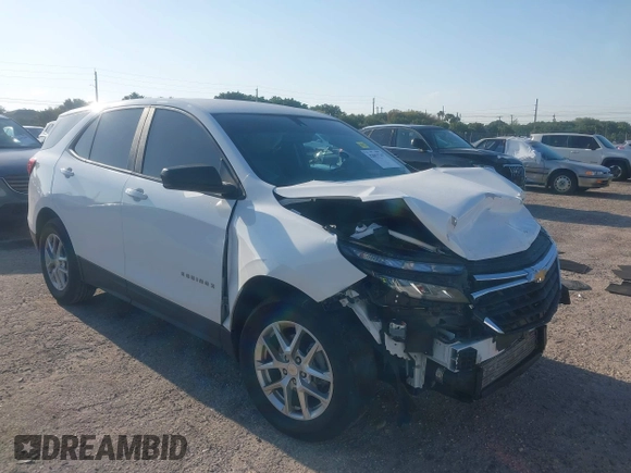 2023 Chevrolet Equinox LS z VIN 3GNAXHEG5PL273072, wystawiony jako IAAI lot #42057747 z przebiegiem 61 676 mil mil oraz . Historia ofert i sprzedaży dostępna na DreamBid. Obrazek 1.