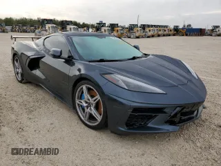 2021 Chevrolet Corvette 3LT with VIN 1G1YC2D40M5112799, listed as a Copart auction lot 79819894 with 0 mi miles and Salvage Title. Bid and sale history available at carsss.com. Image 4.