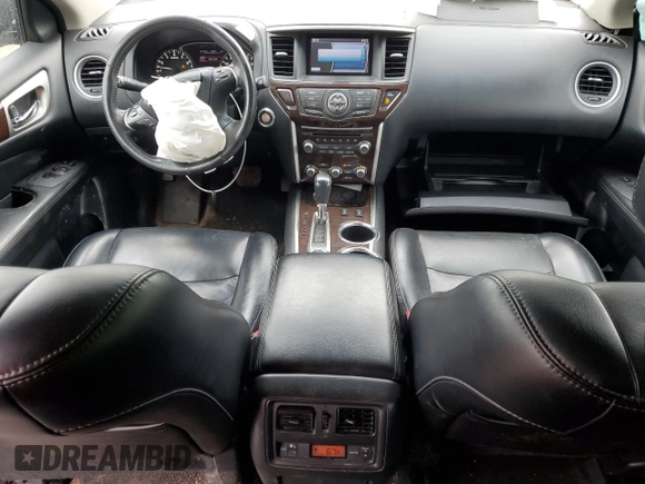 2014 Nissan Pathfinder Platinum with VIN 5N1AR2MM6EC725106, listed as a Copart auction lot 57661525 with 117,993 mi miles and Clean title. Bid and sale history available at DreamBid. Image 8.