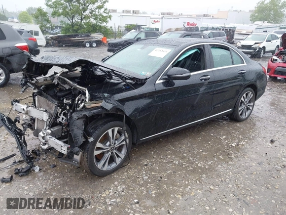 2021 Mercedes-Benz C 300 with VIN W1KWF8EB7MR643325, listed as a IAAI auction lot 42252453 with 61,965 mi miles and . Bid and sale history available at DreamBid. Image 2.