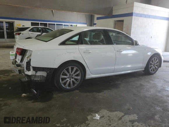 2012 Audi A6 Prestige with VIN WAUHGAFC4CN053505, listed as a Copart auction lot 54649245 with 92,328 mi miles and Salvage title. Bid and sale history available at DreamBid. Image 3.
