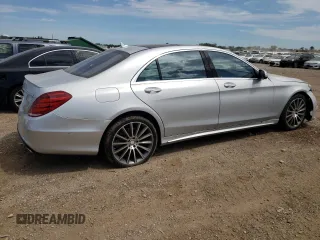 2016 Mercedes-Benz S 550 with VIN WDDUG8CB7GA238236, listed as a Copart auction lot 66587394 with 98,325 mi miles and Salvage Title. Bid and sale history available at carsss.com. Image 3.
