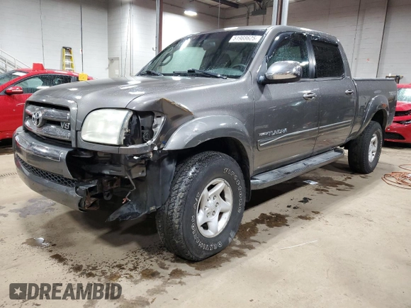 2004 Toyota Tundra SR5 with VIN 5TBDT44174S445026, listed as a Copart auction lot 51988625 with 129,887 mi miles and Salvage Title. Bid and sale history available at DreamBid. Image 1.