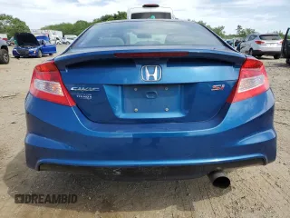 2012 Honda Civic Si with VIN 2HGFG4A55CH704879, listed as a Copart auction lot 57662095 with 116,443 mi miles and Salvage title. Bid and sale history available at DreamBid. Image 6.