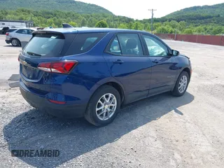 2022 Chevrolet Equinox LS with VIN 3GNAXHEV9NS212647, listed as a IAAI auction lot 42369372 with 31,561 mi miles and . Bid and sale history available at DreamBid. Image 4.