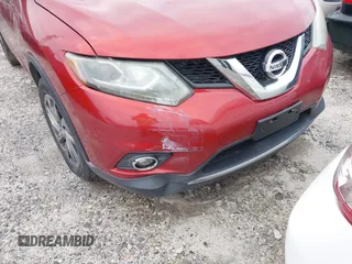 2015 Nissan Rogue SL with VIN 5N1AT2MTXFC802831, listed as a IAAI auction lot 42003674 with 207,738 mi miles. Bid and sale history available at carsss.com. Image 6.
