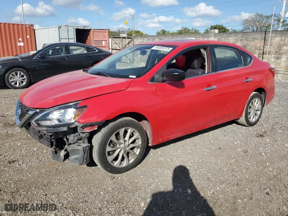 2017 Nissan Sentra S with VIN 3N1AB7AP1HY257238, listed as a Copart auction lot 44493375 with 93,481 mi miles and Salvage Title. Bid and sale history available at carsss.com. Image 1.
