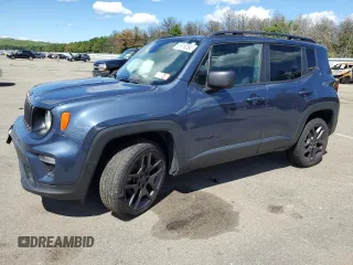 2021 Jeep Renegade Latitude with VIN ZACNJDB1XMPM55323, listed as a Copart auction lot 65910084 with 78,742 mi miles and Salvage Title. Bid and sale history available at carsss.com. Image 1.
