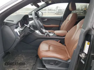 2019 Audi Q8 Premium Plus with VIN WA1BVAF14KD030723, listed as a Copart auction lot 47073725 with 70,628 mi miles and Salvage Title. Bid and sale history available at carsss.com. Image 7.