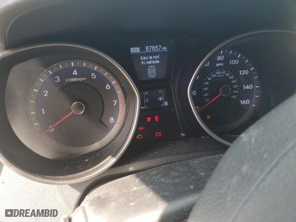 2013 Hyundai Elantra GT with VIN KMHD35LE8DU093809, listed as a Copart auction lot 67346254 with 87,857 mi miles and Salvage Title. Bid and sale history available at carsss.com. Image 9.