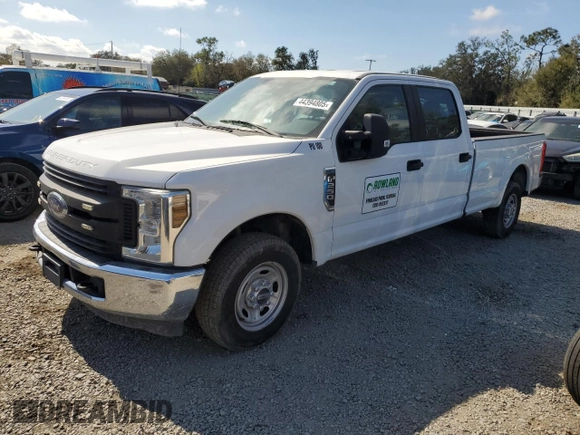 2019 Ford Super Duty F-250 SRW XL with VIN 1FT7W2A62KED35049, listed as a Copart auction lot 44394805 with 0 mi miles and Salvage Title. Bid and sale history available at carsss.com. Image 1.