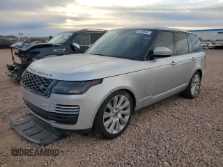 2018 Land Rover Range Rover with VIN SALGR2RV0JA513767, listed as a Copart auction lot 82398444 with 74,423 mi miles and Salvage title. Bid and sale history available at DreamBid. Image 1.