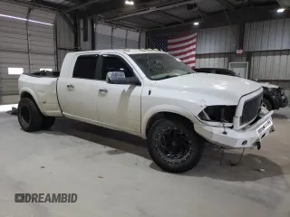 2014 Ram 3500 Laramie with VIN 3C63RRML4EG198281, listed as a Copart auction lot 78450724 with 212,689 mi miles and Salvage Title. Bid and sale history available at carsss.com. Image 4.
