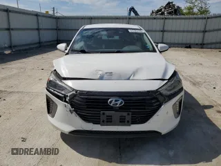 2017 Hyundai Ioniq SEL with VIN KMHC75LC3HU048958, listed as a Copart auction lot 57293145 with 92,545 mi miles and Salvage title. Bid and sale history available at DreamBid. Image 5.