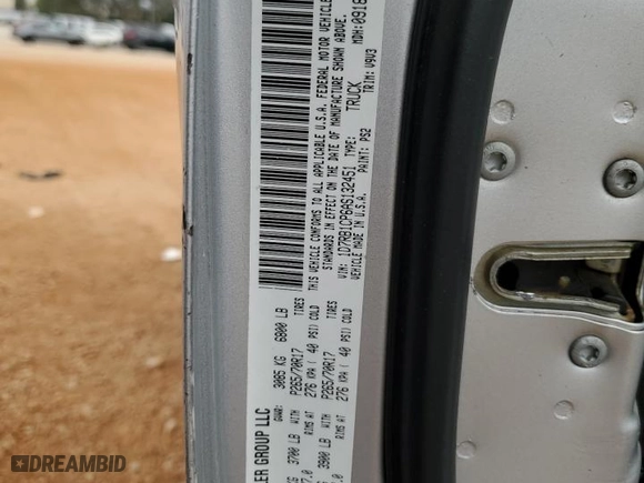 2010 Dodge Ram 1500 SLT with VIN 1D7RB1CP6AS132451, listed as a Copart auction lot 78466284 with 21,287 mi miles and Salvage Title. Bid and sale history available at carsss.com. Image 12.