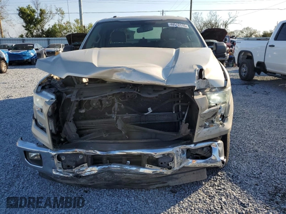 2017 Ford F-150 XL with VIN 1FTEX1CP9HFA07733, listed as a Copart auction lot 44512115 with 96,260 mi miles and Salvage Title. Bid and sale history available at carsss.com. Image 5.