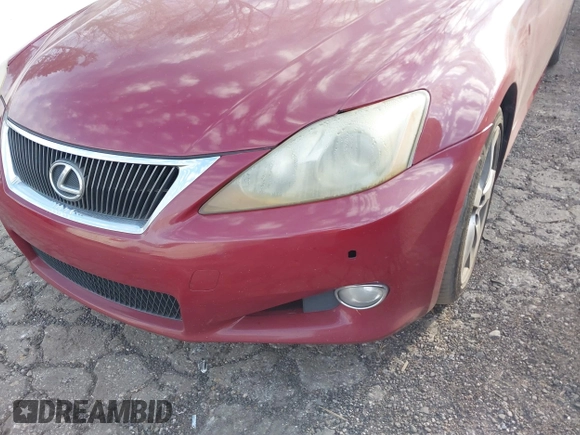 2010 Lexus IS 250 C с VIN JTHFF2C27A2513364, выставлен на аукционе IAAI как лот 41682632 с пробегом 283 165 миль миль и . История ставок и продаж доступна на DreamBid. Изображение 6.