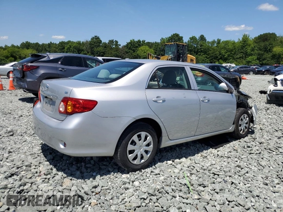 2010 Toyota Corolla with VIN 2T1BU4EEXAC533795, listed as a Copart auction lot 61817185 with 93,322 mi miles and Salvage title. Bid and sale history available at DreamBid. Image 3.