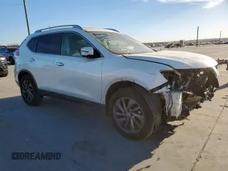 2016 Nissan Rogue S with VIN 5N1AT2MVXGC777416, listed as a Copart auction lot 48994035 with 90,964 mi miles and Salvage Title. Bid and sale history available at DreamBid. Image 4.