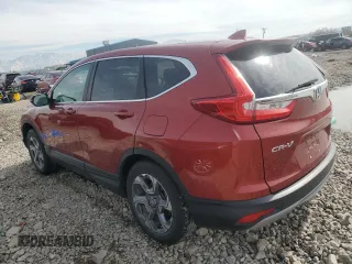 2018 Honda CR-V EX with VIN 2HKRW2H58JH623436, listed as a Copart auction lot 45599925 with 90,161 mi miles and Salvage Title. Bid and sale history available at carsss.com. Image 2.
