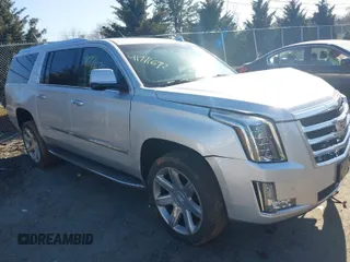 2015 Cadillac Escalade ESV Premium z VIN 1GYS4TKJ0FR597539, wystawiony jako IAAI lot #41771672 z przebiegiem 125 177 mil mil oraz . Historia ofert i sprzedaży dostępna na DreamBid. Obrazek 1.