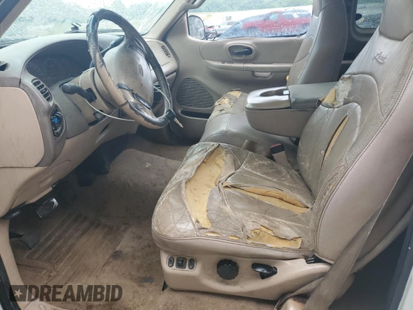 1999 Ford F-150 z VIN 1FTRX17WXXNC10010, wystawiony jako Copart lot #55607785 z przebiegiem Nie podano mil oraz Szkoda całkowita • Salvage title. Historia ofert i sprzedaży dostępna na DreamBid. Obrazek 7.