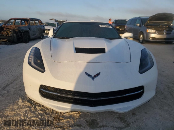 2015 Chevrolet Corvette 2LT with VIN 1G1YC2D75F5118031, listed as a Copart auction lot 76791894 with 0 mi miles and Salvage Title. Bid and sale history available at carsss.com. Image 5.