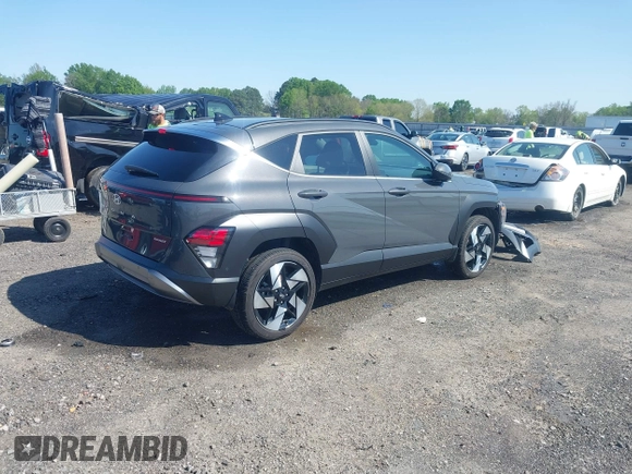 2025 Hyundai Kona Limited with VIN KM8HECA37SU190630, listed as a IAAI auction lot 41973164 with 6,850 mi miles and . Bid and sale history available at carsss.com. Image 4.