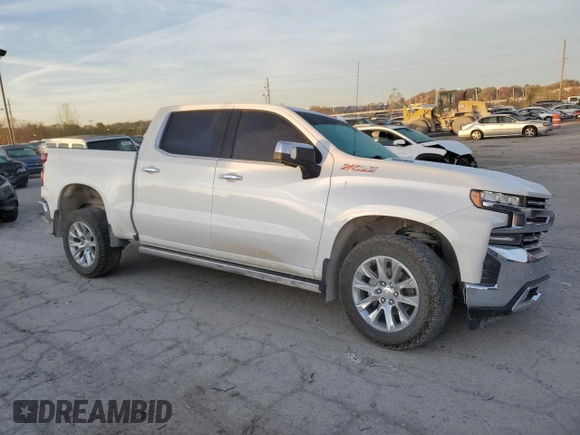 2021 Chevrolet Silverado 1500 LTZ with VIN 1GCUYGET6MZ232691, listed as a Copart auction lot 75749074 with 67,002 mi miles and Salvage Title. Bid and sale history available at DreamBid. Image 4.