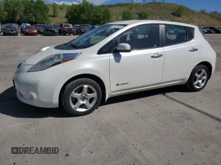 2015 Nissan LEAF S z VIN 1N4AZ0CP4FC308529, wystawiony jako Copart lot #57827145 z przebiegiem 81 609 mil mil oraz Szkody całkowita. Historia ofert i sprzedaży dostępna na DreamBid. Obrazek 1.