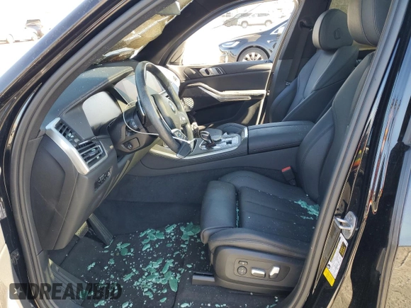 2022 BMW X5 sDrive40i with VIN 5UXCR4C00N9M47130, listed as a Copart auction lot 47054295 with Not Provided miles and Salvage Title. Bid and sale history available at DreamBid. Image 7.