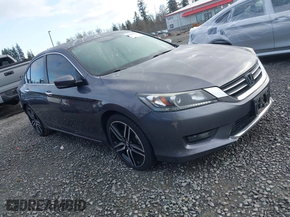 2015 Honda Accord Sport with VIN 1HGCR2F55FA066887, listed as a IAAI auction lot 41937676 with 95,424 mi miles and . Bid and sale history available at DreamBid. Image 1.