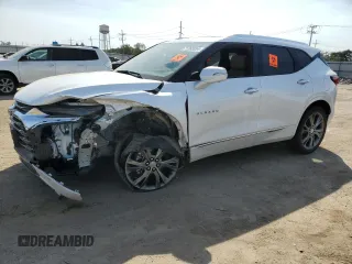 2021 Chevrolet Blazer Premier с VIN 3GNKBLRS2MS563405, выставлен на аукционе Copart как лот 71268854 с пробегом Не указан миль и Списание • Salvage title. История ставок и продаж доступна на DreamBid. Изображение 1.
