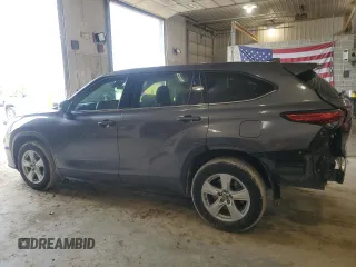 2021 Toyota Highlander L with VIN 5TDZZRAHXMS066838, listed as a Copart auction lot 55137845 with 77,800 mi miles and Salvage title. Bid and sale history available at DreamBid. Image 2.