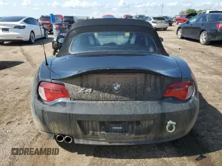 2006 BMW Z4 3.0i with VIN 4USBU33546LW58847, listed as a Copart auction lot 60427135 with 119,808 mi miles and Salvage title. Bid and sale history available at DreamBid. Image 6.