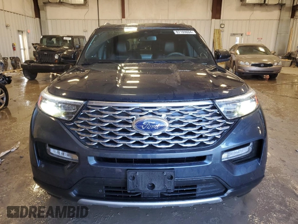 2022 Ford Explorer Platinum with VIN 1FM5K8HC1NGB67474, listed as a Copart auction lot 87109604 with 49,117 mi miles and Salvage Title. Bid and sale history available at carsss.com. Image 5.