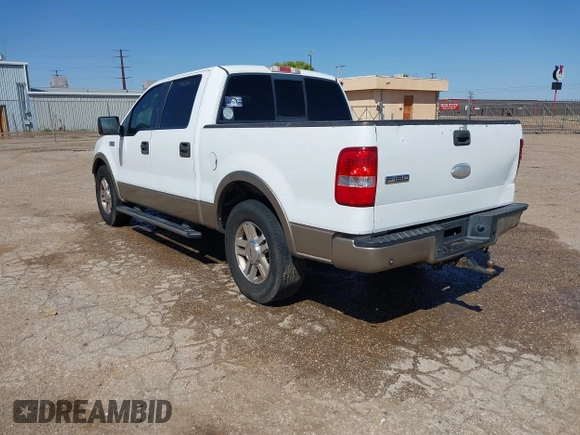 2006 Ford F-150 XLT with VIN 1FTPW12V76KE05796, listed as a IAAI auction lot 41965247 with 196,951 mi miles. Bid and sale history available at carsss.com. Image 3.