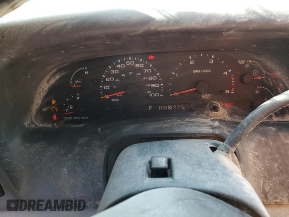 2004 Ford F-350 with VIN 1FDWF36P44EC05243, listed as a Copart auction lot 37153244 with 221,116 mi miles and Salvage title. Bid and sale history available at DreamBid. Image 9.