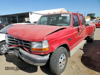 1997 Ford F-350 with VIN 1FTJW35F3VEA80177, listed as a Copart auction lot 72722524 with 242,354 mi miles and Salvage Title. Bid and sale history available at DreamBid. Image 1.
