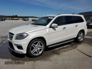 2013 Mercedes-Benz GL-Class GL 550 with VIN 4JGDF7DEXDA262716, listed as a Copart auction lot 50136435 with 168,182 mi miles and Salvage Title. Bid and sale history available at carsss.com. Image 1.
