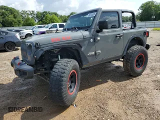 2021 Jeep Wrangler Sport с VIN 1C4GJXAN2MW523442, выставлен на аукционе Copart как лот 58253505 с пробегом 77 393 миль миль и Списание • Salvage title. История ставок и продаж доступна на DreamBid. Изображение 1.