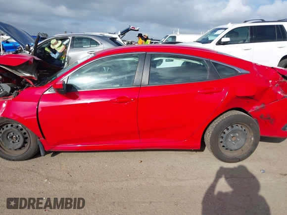 2018 Honda Civic LX with VIN 2HGFC2F58JH542199, listed as a IAAI auction lot 41707383 with 80,698 mi miles and . Bid and sale history available at carsss.com. Image 15.
