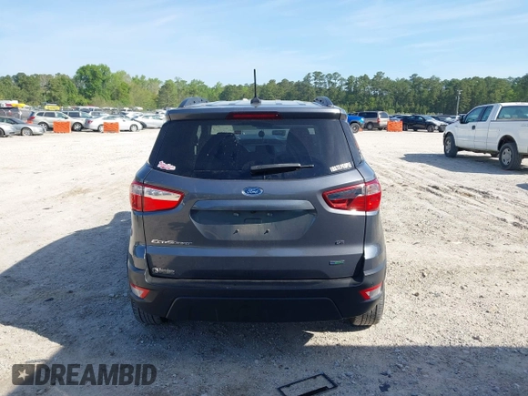 2020 Ford EcoSport SE with VIN MAJ3S2GE1LC335572, listed as a IAAI auction lot 41994963 with 54,530 mi miles and . Bid and sale history available at DreamBid. Image 16.