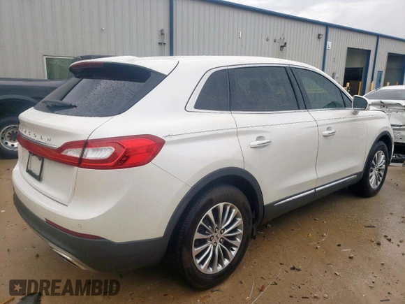 2016 Lincoln MKX Select with VIN 2LMTJ6KR8GBL47724, listed as a Copart auction lot 55183975 with 42,465 mi miles and Salvage Title. Bid and sale history available at DreamBid. Image 3.
