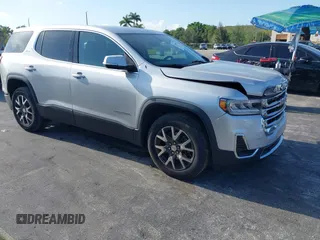 2020 GMC Acadia SLE z VIN 1GKKNKLA4LZ196751, wystawiony jako IAAI lot #42300447 z przebiegiem 32 933 mil mil oraz . Historia ofert i sprzedaży dostępna na DreamBid. Obrazek 1.