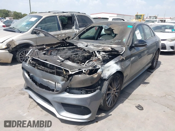 2017 Mercedes-Benz C 43 AMG with VIN 55SWF6EB1HU218353, listed as a IAAI auction lot 37198246 with 48,728 mi miles and . Bid and sale history available at DreamBid. Image 2.