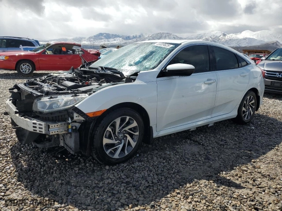 2016 Honda Civic Sedan EX with VIN 2HGFC2F75GH577843, listed as a Copart auction lot 49809625 with 105,628 mi miles and Salvage Title. Bid and sale history available at carsss.com. Image 1.