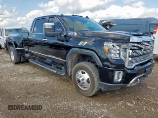 2020 GMC Sierra 3500HD Denali z VIN 1GT49WEY1LF252561, wystawiony jako Copart lot #57614395 z przebiegiem 108 216 mil mil oraz Tytuł czysty. Historia ofert i sprzedaży dostępna na DreamBid. Obrazek 4.